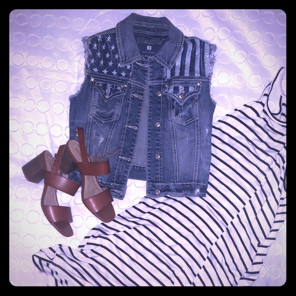 Miss Me Denim Vest
